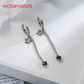 Newest Fashion Design Dangle Earrings For Women 925 Sterling Silver Stars Pattern Design Shiny CZ Crystal Fashion Jewelry Bijoux
Newest Fashion Design Dangle Earrings For Women 925 Sterling Silver Stars Pattern Design Shiny CZ Crystal Fashion Jewelry Bijoux