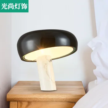 Snoopy marble mushroom table lamp modern simple living room bedroom bedside decorative lamp designer table lamp
Snoopy marble mushroom table lamp modern simple living room bedroom bedside decorative lamp designer table lamp