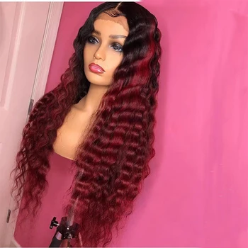 Black Root 13x4/6 lace Part Wig For Black Women With Baby Hair Ombre Wine Average Cap Size Loose Wave Wigs
Black Root 13x4/6 lace Part Wig For Black Women With Baby Hair Ombre Wine Average Cap Size Loose Wave Wigs