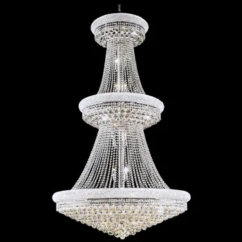 Modern Luxury Led Large Chrome Gold Luster Crystal Chandelier Light Fixture Classic Lights Fitment for Hotel Lounge Decoratiion
Modern Luxury Led Large Chrome Gold Luster Crystal Chandelier Light Fixture Classic Lights Fitment for Hotel Lounge Decoratiion