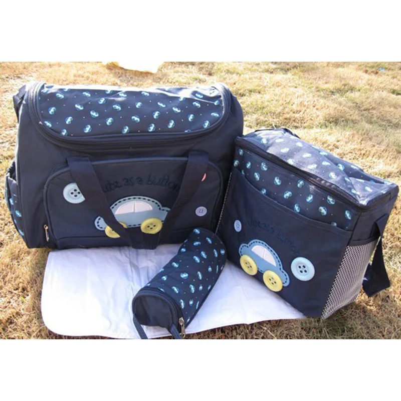 LXXU 600D Mummy Diaper Bags Combination Polyester and Nylon Material Embroidered Appearance 3 Pieces Outdoor Useful Mommy Bags
LXXU 600D Mummy Diaper Bags Combination Polyester and Nylon Material Embroidered Appearance 3 Pieces Outdoor Useful Mommy Bags