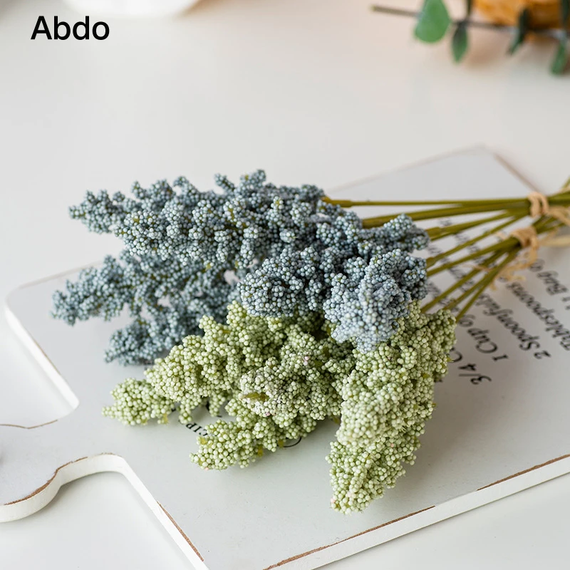 6Pcs Cereal Flower Artificial Grass Branch Fake Plants Artificial Trees for Home Decor PP House Plants Bonsai Ramas De Trigo
6Pcs Cereal Flower Artificial Grass Branch Fake Plants Artificial Trees for Home Decor PP House Plants Bonsai Ramas De Trigo