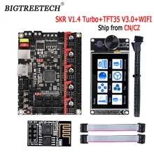 BIGTREETECH SKR V1.4 Turbo Board TFT35 V3.0 Screen ESP-01S Wifi Module TMC2209UART 3D Printer Parts For CR10 Ender 3 Upgrade