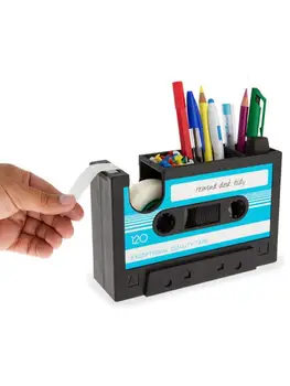 17x5x11.5CM Desk Storage Box Cassette Tape Dispenser Pen Holder Desk Tidy Container With Adhesive Tape
17x5x11.5CM Desk Storage Box Cassette Tape Dispenser Pen Holder Desk Tidy Container With Adhesive Tape