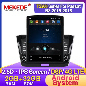 Tesla screen 2G+32G Android Car Radio Multimedia Video Player For VW Volkswagen Passat B8 2015-2018 DSP IPS
Tesla screen 2G+32G Android Car Radio Multimedia Video Player For VW Volkswagen Passat B8 2015-2018 DSP IPS