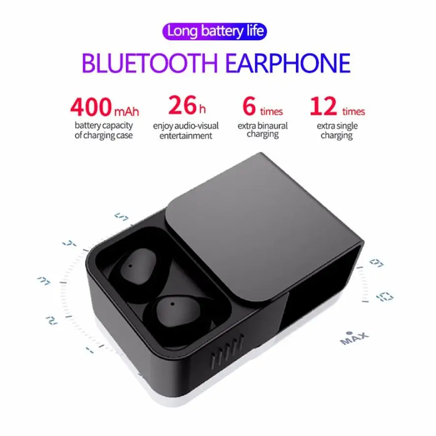 Upgraded Touch Recognition Wireless Headset with Bluetooth 5.0 chip 6D Shocking Sound Noise Reduction Portable Music Earphone
Upgraded Touch Recognition Wireless Headset with Bluetooth 5.0 chip 6D Shocking Sound Noise Reduction Portable Music Earphone