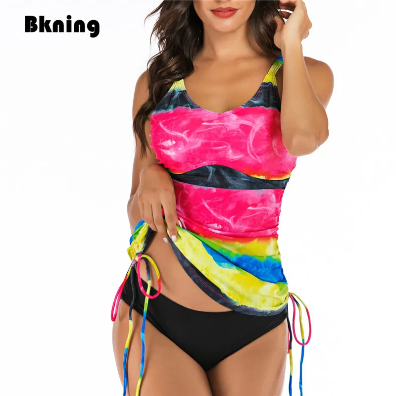 Large Size Swimsuit Women Two Piece Tankini Set Striped Strapless Bikinis 2019 Red Beach Swimdress Adjust Waist Swimsuits 2XL
Large Size Swimsuit Women Two Piece Tankini Set Striped Strapless Bikinis 2019 Red Beach Swimdress Adjust Waist Swimsuits 2XL