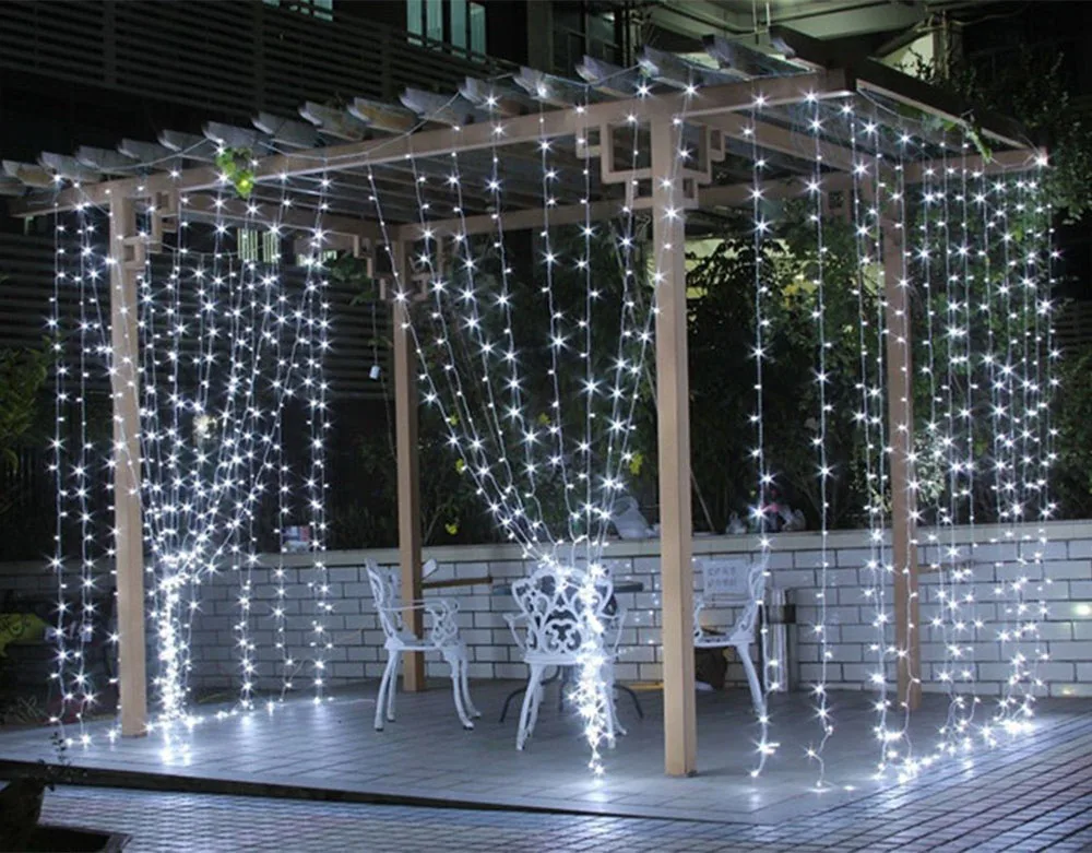 1.5*1.5M LED Fairy Curtain Garlands Outdoor Holiday Light Christmas Decorative Wedding Net Mesh String Party Lamp
1.5*1.5M LED Fairy Curtain Garlands Outdoor Holiday Light Christmas Decorative Wedding Net Mesh String Party Lamp