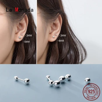 La Monada Stud Earrings For Women Silver 925 Minimalist Bead Fine Women Earrings Jewelry Women Stud Earrings 925 Sterling Silver
La Monada Stud Earrings For Women Silver 925 Minimalist Bead Fine Women Earrings Jewelry Women Stud Earrings 925 Sterling Silver