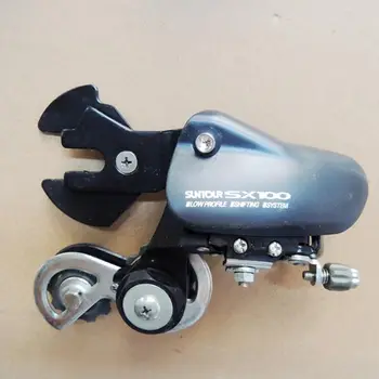Suntour SX100 Rear Derailleur Single Speed Change to 6 Speed Shifting System Compatible 5/6/7 Speed Mountain Folding Bike
Suntour SX100 Rear Derailleur Single Speed Change to 6 Speed Shifting System Compatible 5/6/7 Speed Mountain Folding Bike