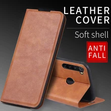 Funda cartera para Xiaomi Redmi 6 Pro 6A 7 7A 8 8A K20 K30 Pro funda para Redmi Note 7 8 pro 8T funda magnética de cuero para teléfono(China)