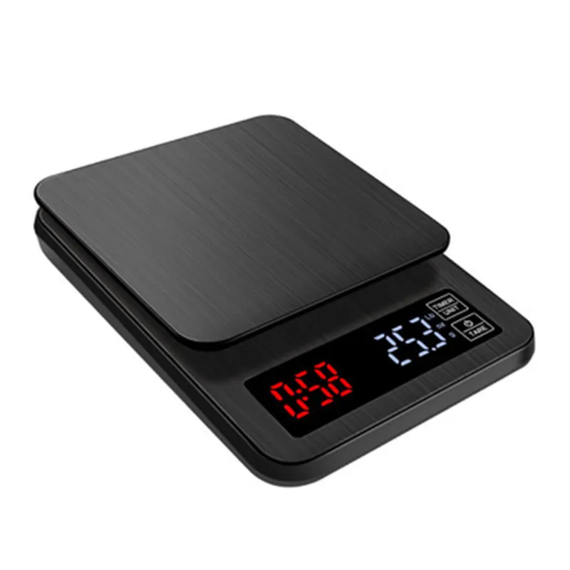 Mini LCD Digital Electronic Drip Coffee Scale with Timer 3kg/5kg 0.1g 10kg/1g Digital coffee weight Household KitchenDrip Scale
Mini LCD Digital Electronic Drip Coffee Scale with Timer 3kg/5kg 0.1g 10kg/1g Digital coffee weight Household KitchenDrip Scale