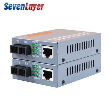 Gigabit Fiber Optical Media Converter 1000Mbps Dual Fiber Single Mode Fiber Transceiver HTB-GS-03 fiber optic switch 3 Pair
Gigabit Fiber Optical Media Converter 1000Mbps Dual Fiber Single Mode Fiber Transceiver HTB-GS-03 fiber optic switch 3 Pair