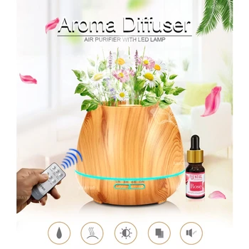 550ML Flowerpot air Humidifier Aroma Essential Oil Diffuser Remote Control Cool Mist Air Purifier with 7color changing LED light
550ML Flowerpot air Humidifier Aroma Essential Oil Diffuser Remote Control Cool Mist Air Purifier with 7color changing LED light