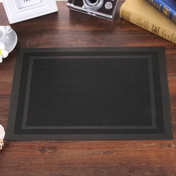 Double bezel PVC PLACEMAT European Western-style PLACEMAT dining cushion insulation pad creative PLACEMAT 10pcs Sale New
Double bezel PVC PLACEMAT European Western-style PLACEMAT dining cushion insulation pad creative PLACEMAT 10pcs Sale New