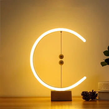 Balance Lamp Upgrade C-Shaped Night Light Ellipse Magnetic Switch LED Desk Indoor Table USB Charging Home Bedroom Decor
Balance Lamp Upgrade C-Shaped Night Light Ellipse Magnetic Switch LED Desk Indoor Table USB Charging Home Bedroom Decor