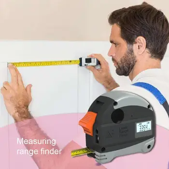 Digital Laser Tape Measure Excellent ABS Case Stainless Steel Strip USB Charging Infrared High Precision Range Finder
Digital Laser Tape Measure Excellent ABS Case Stainless Steel Strip USB Charging Infrared High Precision Range Finder
