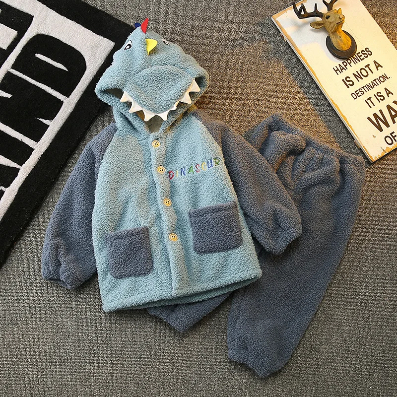 New Autumn Winter Baby Clothes Pajamas Sets Girls Children Warm Flannel Fleece Catoon dinosaur Kids Sleepwear Home Suit 0-6Y
New Autumn Winter Baby Clothes Pajamas Sets Girls Children Warm Flannel Fleece Catoon dinosaur Kids Sleepwear Home Suit 0-6Y