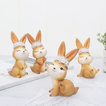 Decorative Miniatures Cartoon Rabbit Figurines Cute Cartoon Animal Cake Topper Home Desktop Ornaments Cake Topper Decorations
Decorative Miniatures Cartoon Rabbit Figurines Cute Cartoon Animal Cake Topper Home Desktop Ornaments Cake Topper Decorations