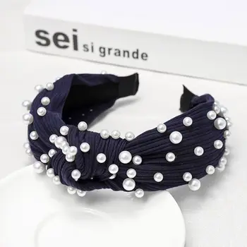 Korean Women Twisted Knot Headband Wrinkled Pleated Wide Hair Hoop Jewelry Irregular Faux Pearl Beaded Styling Hair Accessories
Korean Women Twisted Knot Headband Wrinkled Pleated Wide Hair Hoop Jewelry Irregular Faux Pearl Beaded Styling Hair Accessories