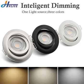 CCT Dimmable LED Downlight AC85V-265V 5W Recessed Spot Light Home Indoor Bedroom Ceiling Round Golden Lamp Cold Warm White
CCT Dimmable LED Downlight AC85V-265V 5W Recessed Spot Light Home Indoor Bedroom Ceiling Round Golden Lamp Cold Warm White