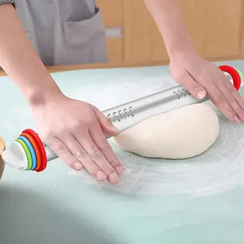 GloryStar 17 Inch Adjustable Stainless Rolling Pin with Detachable Ring Dough Roller for Baking Cookie Pastry Pizza
GloryStar 17 Inch Adjustable Stainless Rolling Pin with Detachable Ring Dough Roller for Baking Cookie Pastry Pizza
