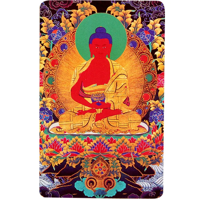 Тибетский буддизм Статуэтка Будда Амитабха Amulet карта Будды | Украшения и