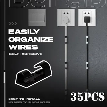 35pcs Desktop Charging Cable Data Cable Wire Organizing Clip Wall Wall Type Wire Fixing Cable Clip finisher wire clamp managemen
35pcs Desktop Charging Cable Data Cable Wire Organizing Clip Wall Wall Type Wire Fixing Cable Clip finisher wire clamp managemen