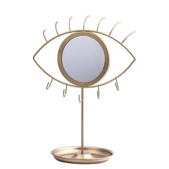Nordic Gold Table Decorative Eye Mirror Metal Kawaii Makeup Girls Bedroom Dressing Table Mirror Vintage Vanity Make-up Mirror
Nordic Gold Table Decorative Eye Mirror Metal Kawaii Makeup Girls Bedroom Dressing Table Mirror Vintage Vanity Make-up Mirror
