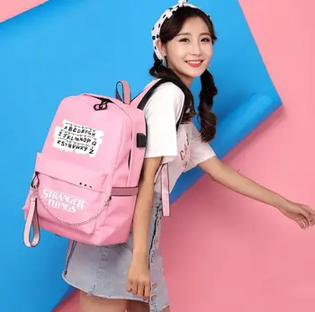 Cute Letters Backpacks For Girls Casual School Students Stranger Things Shoulder Bag Women Large Capacity Travel Bags
Cute Letters Backpacks For Girls Casual School Students Stranger Things Shoulder Bag Women Large Capacity Travel Bags