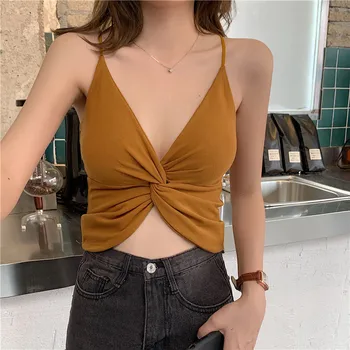 Comfortable New Fashion Women Crop Top Camis Deep V Female Vest Summer Sexy Tops Women Tank Tops Sleeveless Camisole
Comfortable New Fashion Women Crop Top Camis Deep V Female Vest Summer Sexy Tops Women Tank Tops Sleeveless Camisole