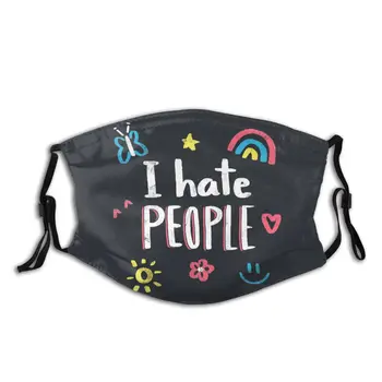 I Hate People Non-Disposable Face Mask with Filter Smile Rainbow Flower Dustproof Mask Respirator Mouth Muffle
I Hate People Non-Disposable Face Mask with Filter Smile Rainbow Flower Dustproof Mask Respirator Mouth Muffle