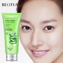 BEOTUA aloès plante nettoyant pour le visage acide hyaluronique exfoliant pour le visage Gel blanchissant éclaircissant Peeling crème visage gommage 120g(China)