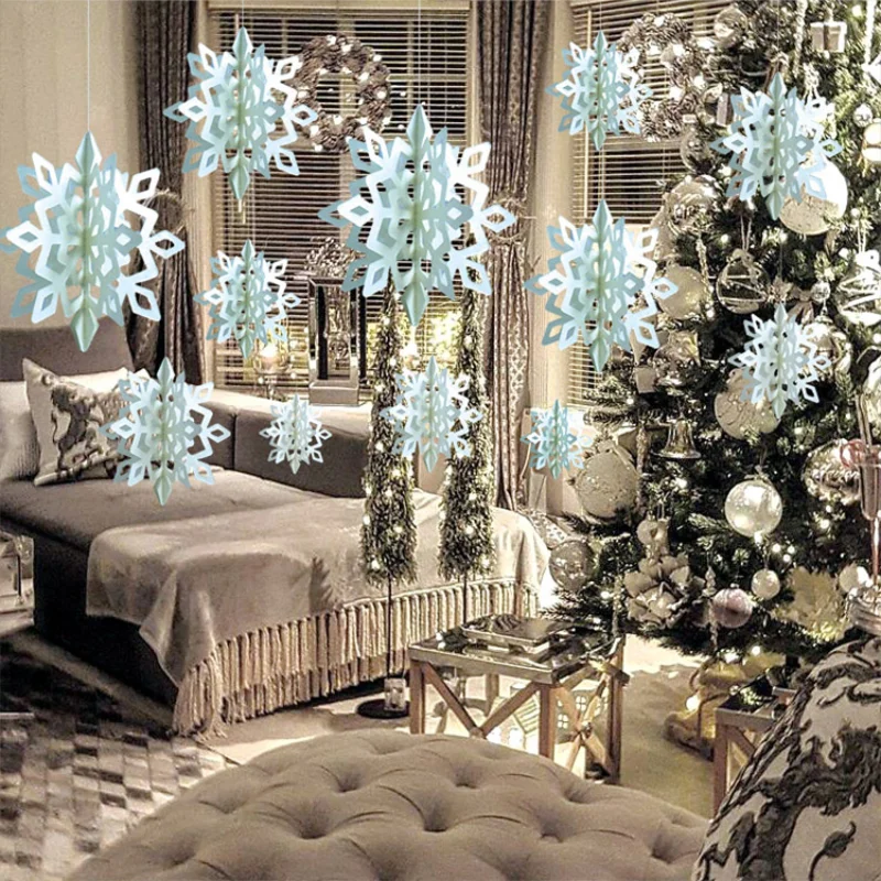 Frozen Party Decor 3D Artificial Snowflakes Paper Garland Christmas Decorations for Home Winter Wonderland Party Decoration Snow
Frozen Party Decor 3D Artificial Snowflakes Paper Garland Christmas Decorations for Home Winter Wonderland Party Decoration Snow
