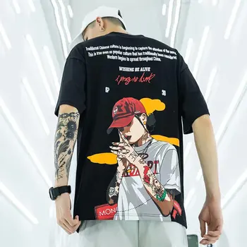 ZHIJING T-shirt Men Popular Brand Hip Hop Figure Printed Casual Trend Loose-Fit Versatile Students Short Sleeve
ZHIJING T-shirt Men Popular Brand Hip Hop Figure Printed Casual Trend Loose-Fit Versatile Students Short Sleeve