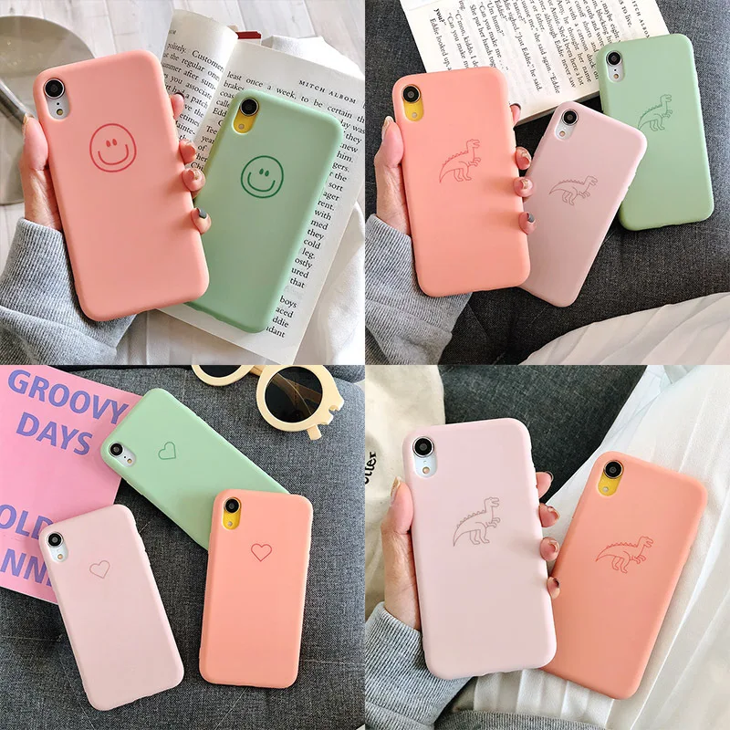 MOXOM Soft Silicone Case for iPhone 6 S 6S iPhone 7 8 Plus 5 5S X 10 XR XS Max 6Plus 7Plus 8Plus Cute Candy Color rubber Cover
MOXOM Soft Silicone Case for iPhone 6 S 6S iPhone 7 8 Plus 5 5S X 10 XR XS Max 6Plus 7Plus 8Plus Cute Candy Color rubber Cover