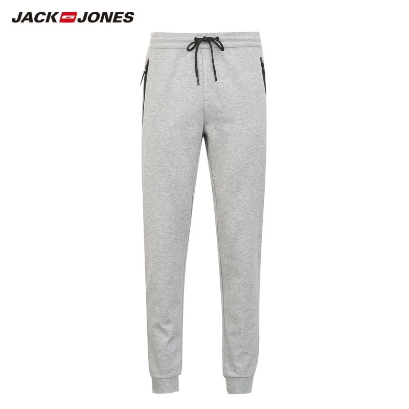 Мужские спортивные штаны джоггеры JackJones Стрейчевые облегающие для фитнеса