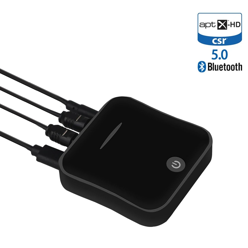 Bluetooth 5.0 Transmitter Receiver CSR8675 APTX HD BT5.0 Audio Music Wireless USB Adapter 3.5mm 3.5 AUX Jack/SPDIF/RCA for TV PC
Bluetooth 5.0 Transmitter Receiver CSR8675 APTX HD BT5.0 Audio Music Wireless USB Adapter 3.5mm 3.5 AUX Jack/SPDIF/RCA for TV PC