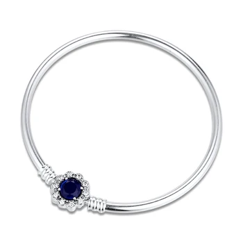 Bangles Silver 925 Jewelry Blue Big Stone Clasp Bangle fit Charms Beads DIY for Women Gift free shipping B099
Bangles Silver 925 Jewelry Blue Big Stone Clasp Bangle fit Charms Beads DIY for Women Gift free shipping B099