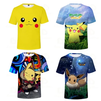 Eevee Pokemon Squirtle 6 To 19 Years Kids Anime T-shirt 3D Printed Tshirt Boys Girls Pikachu Cartoon T-shirt Tops Teen Clothes
Eevee Pokemon Squirtle 6 To 19 Years Kids Anime T-shirt 3D Printed Tshirt Boys Girls Pikachu Cartoon T-shirt Tops Teen Clothes