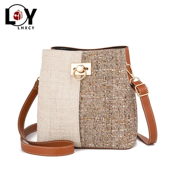 Bucket Bag Zip Closure Stitching Leather Belt Crossbody Bag Women High Capacity Shopping Shoulder Bag Leisure Purses And Handbag
Bucket Bag Zip Closure Stitching Leather Belt Crossbody Bag Women High Capacity Shopping Shoulder Bag Leisure Purses And Handbag