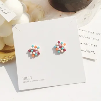 S925 Needles South Korea Color Small Bead Ear Stud Simple Small Candy-Colored Short Elegant Versatile Ear Stud Wholesale
S925 Needles South Korea Color Small Bead Ear Stud Simple Small Candy-Colored Short Elegant Versatile Ear Stud Wholesale