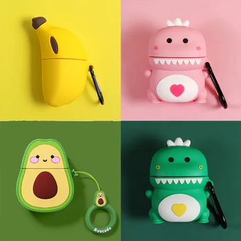 For AirPods Case Airpods 2 Case silicon Protection cute cartoon banana 3D animal headphone Cover For air pods case funda
For AirPods Case Airpods 2 Case silicon Protection cute cartoon banana 3D animal headphone Cover For air pods case funda