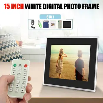 15" Black HD Digital Photo Frame 1024x768 LED Display Playback Electronic Album Picture Movie Player Timing Alarm Clock 2GB SD
15" Black HD Digital Photo Frame 1024x768 LED Display Playback Electronic Album Picture Movie Player Timing Alarm Clock 2GB SD