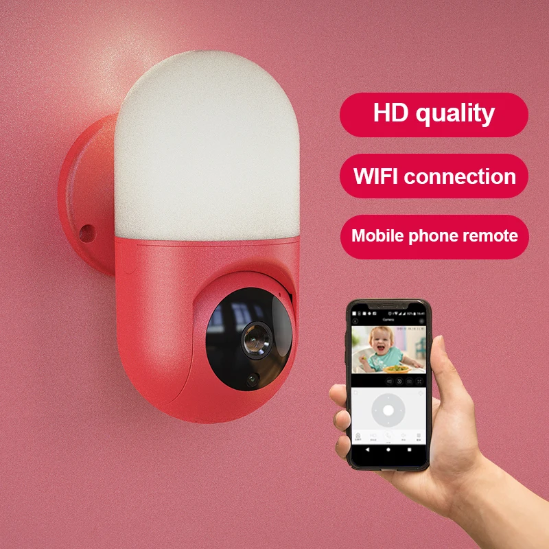 Smart home Wifi security camera 1080P HD WIFI PTZ Rotation IP Camera as Baby monitor motion Detection Alarm with Garden light
Smart home Wifi security camera 1080P HD WIFI PTZ Rotation IP Camera as Baby monitor motion Detection Alarm with Garden light