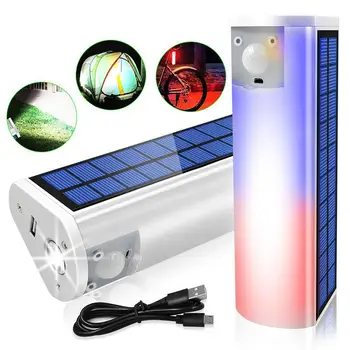 Motion Sensor Solar Flashlight Support Phone Charger IP55 Waterproof Travel Camping Light Tent Lamp Tree Models LED Light
Motion Sensor Solar Flashlight Support Phone Charger IP55 Waterproof Travel Camping Light Tent Lamp Tree Models LED Light