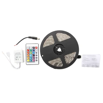 Promotion! 5M 5050 SMD 300 RGB LED Strips Light Lamp 12V DC Waterproof+24 Keys Controller
Promotion! 5M 5050 SMD 300 RGB LED Strips Light Lamp 12V DC Waterproof+24 Keys Controller
