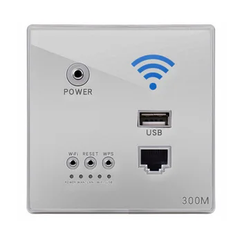 220V 300Mbps Power AP Relay Smart Wireless WIFI Repeater Extender Wall Embedded 2.4Ghz Router Panel Usb Socket
220V 300Mbps Power AP Relay Smart Wireless WIFI Repeater Extender Wall Embedded 2.4Ghz Router Panel Usb Socket