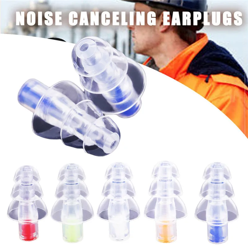 1 Pair Noise Canceling Hearing Protection Ear Plugs For Concerts Sleeping Bar DJ Reusable Silicone Ear Plugs
1 Pair Noise Canceling Hearing Protection Ear Plugs For Concerts Sleeping Bar DJ Reusable Silicone Ear Plugs