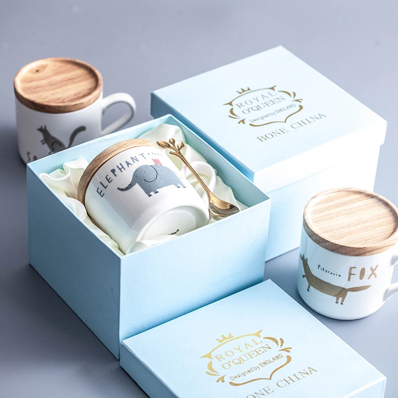 OUSSIRRO Animals Novelty Creative Ceramic Cup In Gift Box Coffee/Milk Mugs With Lid Spoon Give The Lover A Birthday Gift
OUSSIRRO Animals Novelty Creative Ceramic Cup In Gift Box Coffee/Milk Mugs With Lid Spoon Give The Lover A Birthday Gift